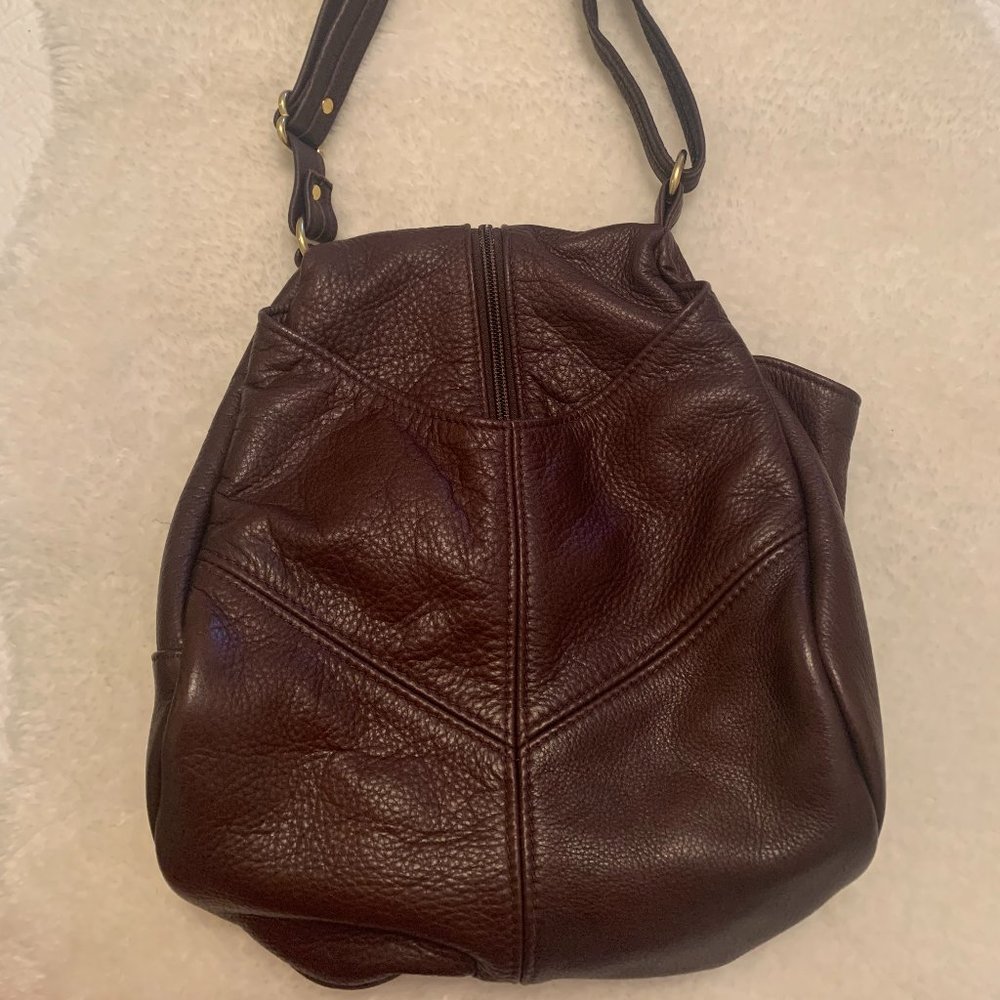 Elie Genuine Leather Cross body/shoulder bag Brown